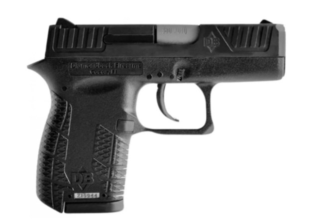 Diamondback DB380 Gen IV Handgun .380 ACP 6rd Magazine 2.8" Barrel Black Polymer Grip