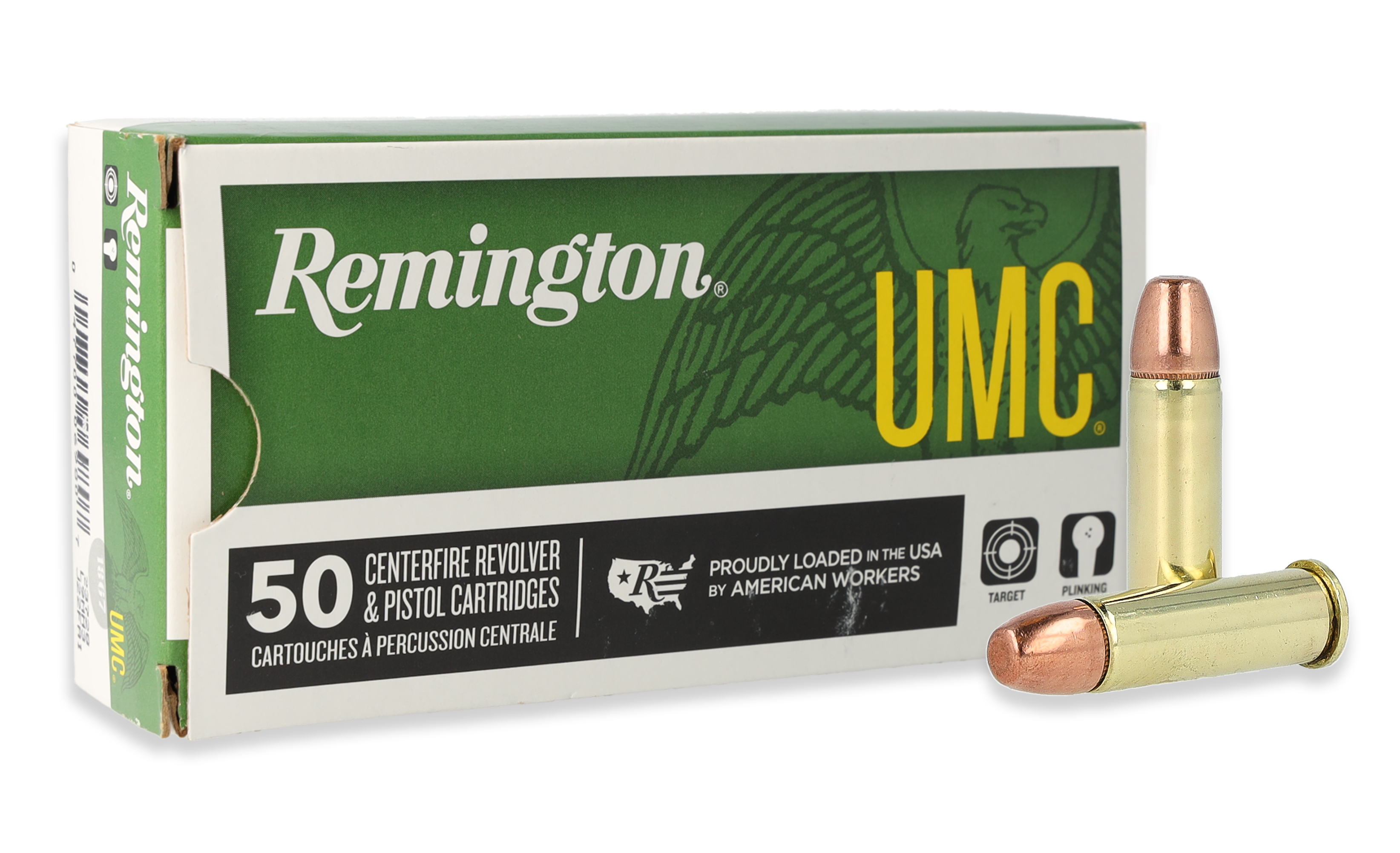 Remington REM 38SP 130GR UMC FMJ 50RD 10BX/CS