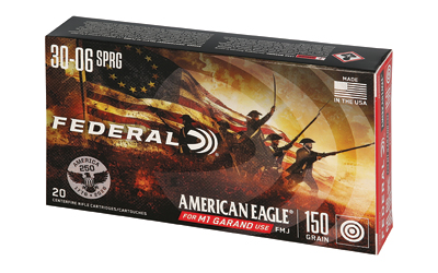 FEDERAL 30-06 SPRINGFIELD 150GR FMJ 250TH 20RD/BX 10BX/CS