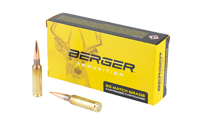 Berger Elite Hunter Rifle Ammunition 6.5mm Creedmoor 140gr HPBT 2842 fps 20/ct