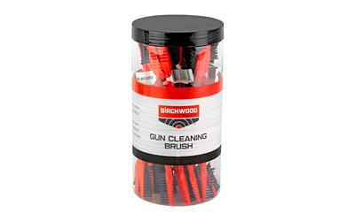 Birchwood Casey Dual Nylon Brushes in Plastic Tub 25/ct