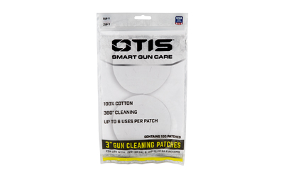 Otis Patches 3" Small Caliber Cleaning Patches 100/ct