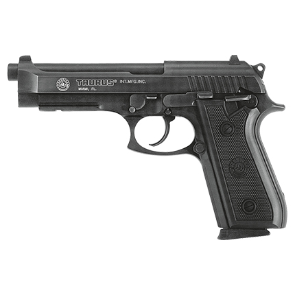 Taurus 92 Handgun 9mm Luger 17rd Magazine 5" Barrel Black Slide/Grip