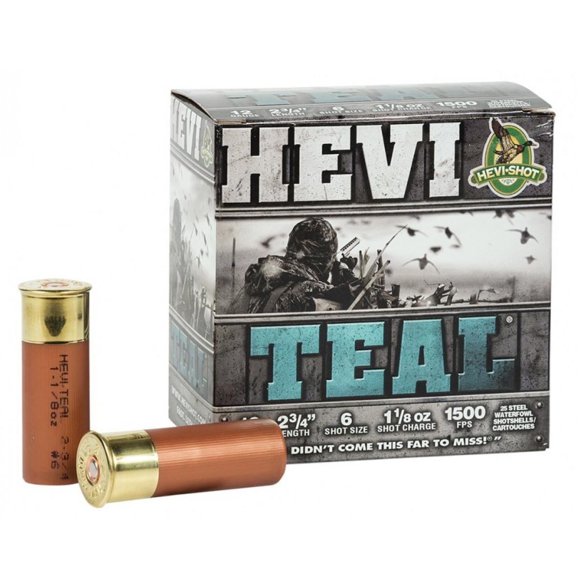 Environ Metal Inc HEVI-SHOT HEVI-Teal Shotshells 20 ga 3" 7/8oz 1500 fps #6 25/ct