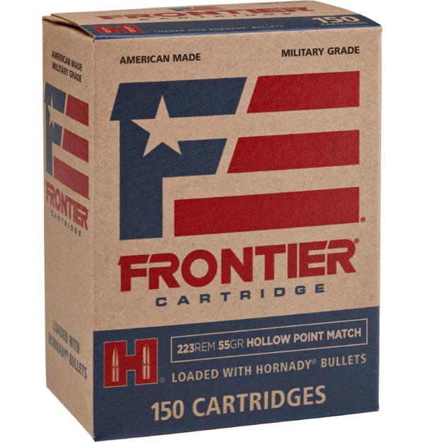 Frontier Cartridge Hornady Frontier Rifle Ammunition .223 Rem 55 gr HP-MATCH 150/ct (Oriented)