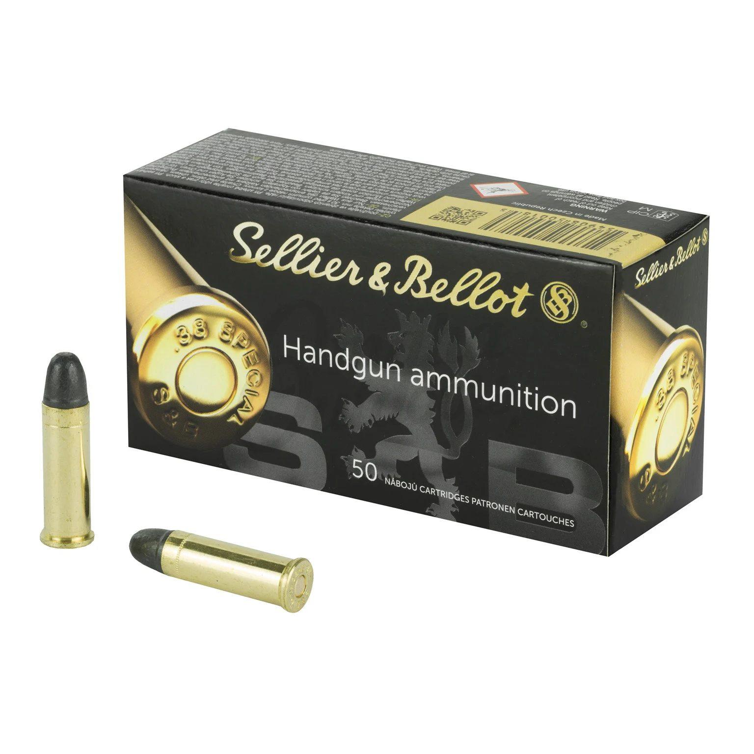 Mag-Tech/Sellier- Bellot Sellier & Bellot Pistol & Revolver Ammo .38 Special 158 gr LRN 997 fps 50/ct