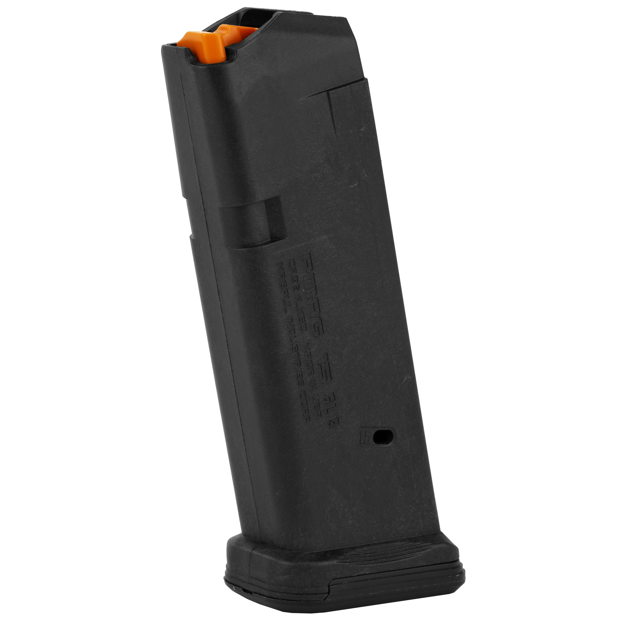 Magpul PMAG 15 GL19 Handgun Magazine Black Fits Glock 19 9mm Luger 15/rd