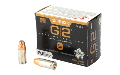 Speer Gold Dot Handgun Ammunition 9mm Luger 147gr G2 970 fps 20/ct
