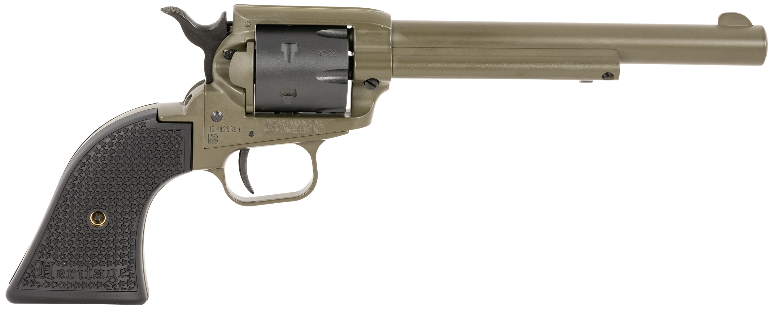 Heritage Manufacturing HER RGH RDR 22LR 6.5B ODG ROUGH RIDER