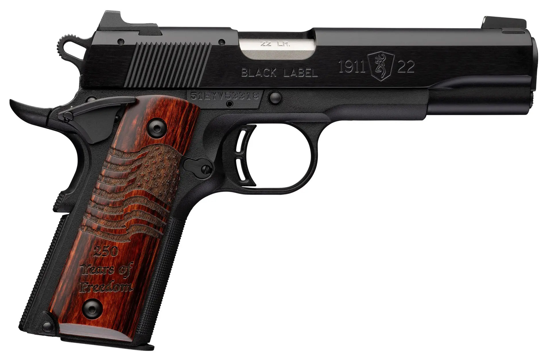 Browning BRN 1911-22 MED COMP 250 4.25B