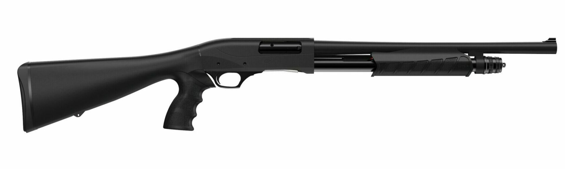 Retay GPS Tactical Compact Pistol Grip Shotgun 12 ga 3" Chamber 3rd Magazine 18" Barrel Black
