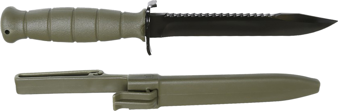 Glock Field Knife / Saw Back - Battle Field Green (Pkg'd)