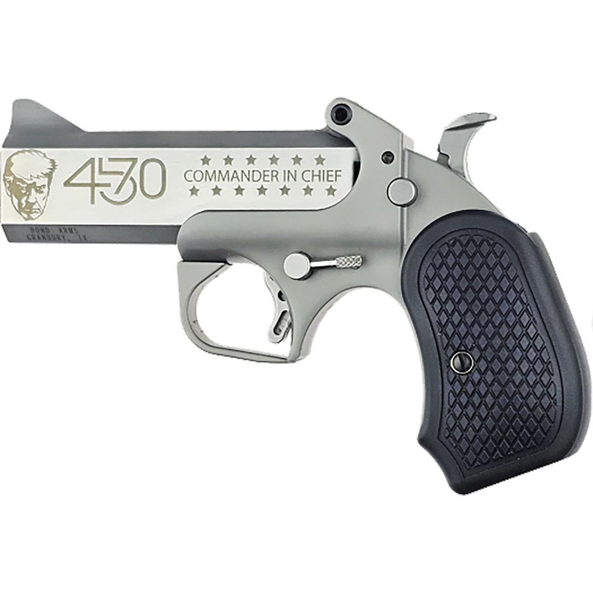 Bond Arms Trump 45-47 'Commander and Chief' Big Bore Handgun .45-70 Single Shot 4.25" Barrel