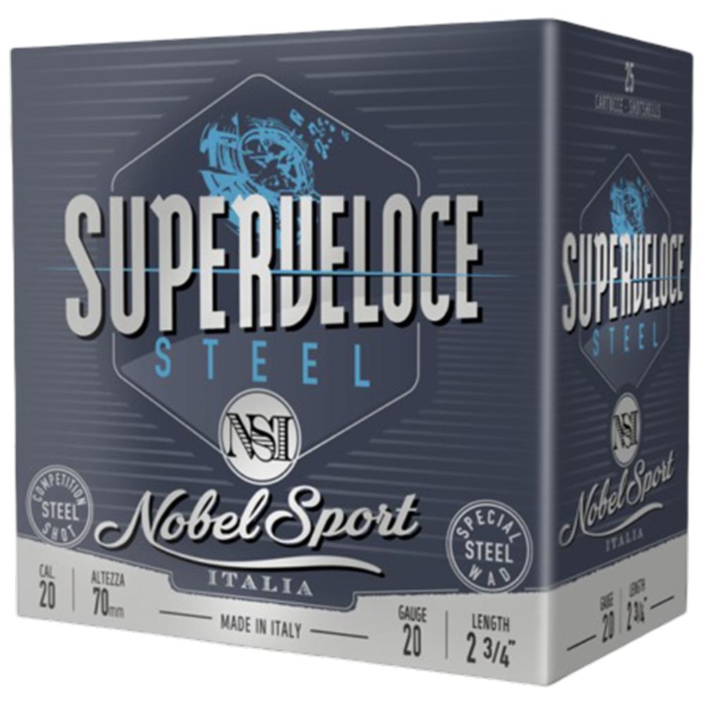 Eurosports LLC Nobel Target Steel Shotshells 20 ga 2-3/4" 7/8oz 1378 fps #7 25/ct