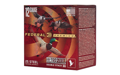 Federal Premium Ultra Steel Shotshells 12ga 3" 1-1/4oz 1450 fps #2 & #5 Shot 10/ct