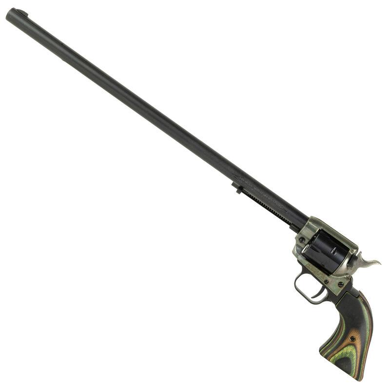 Taurus International - Heritage Heritage Rough Rider Handgun .22 LR 6/rd Capacity 16" Barrel Black with Laminate Green Grip