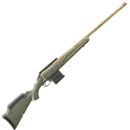 RUGER AMERICAN G2 PRED RFL 6.5 GRENDEL 22" T.B. SPIRAL BBL, GRN SPLTR,BRNT BRNZ 10RD