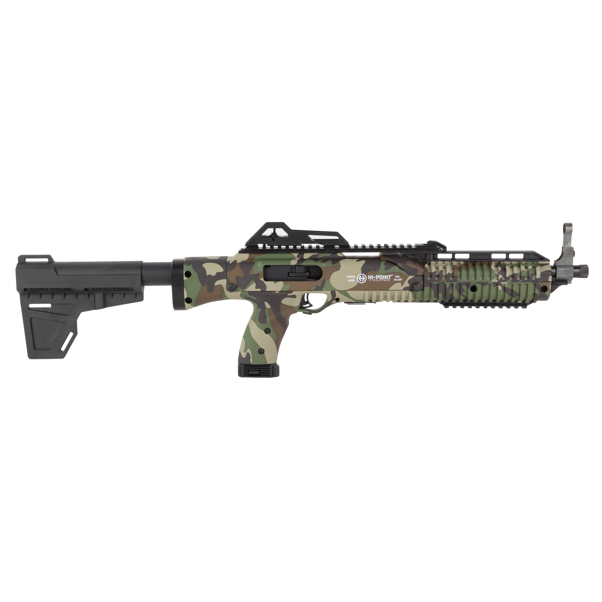 MKS Hi-Point 995 M81 Pistol 9mm Luger 10rd Magazine 14.25" Barrel Woodland Camo M81 Brace