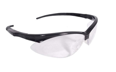 Radians Outback Shooting Glasses Black with Clear Lens