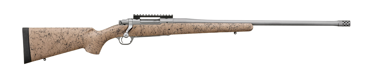 RUGER HAWKEYE FTW HUNTER 6.5CM 24" STS THRD BBL, 4RD CAP.