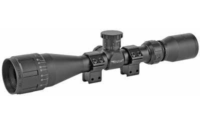 BSA Sweet .22 4-12x Rifle Scope 40mm Adjustable Obj. Dovetail Rings