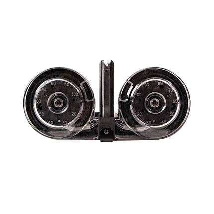 KCI USA AR-15 Gen 2 Rifle Drum Magazine .223 REM/5.56x45mm 100/rd Black