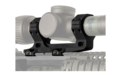 Reptilia AUS Mount 1-Piece Scope Mount 30mm 1.54" H Black Anodized