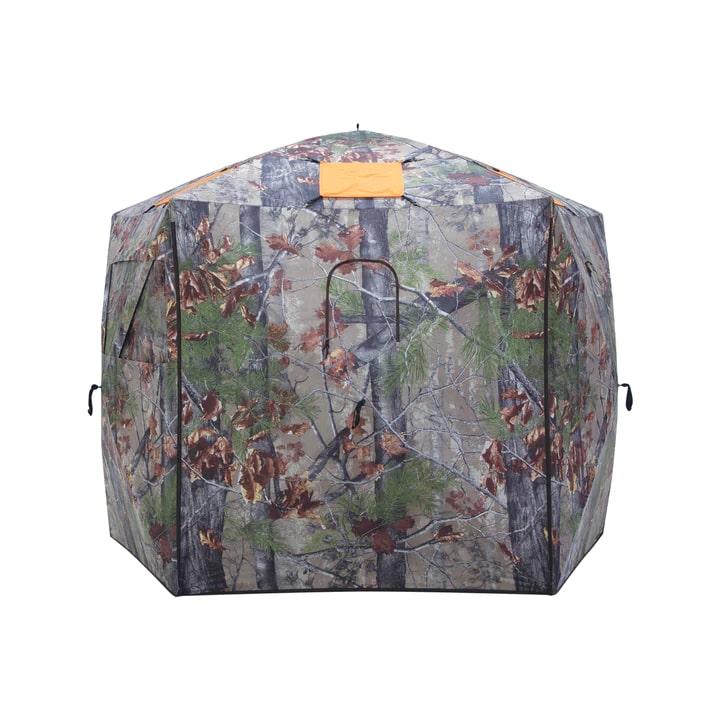 Ardisam (River's Edge/ Barronett Blinds) Barronett Blinds Feather Five Ground Blind Bloodtrail Backwoods Camo