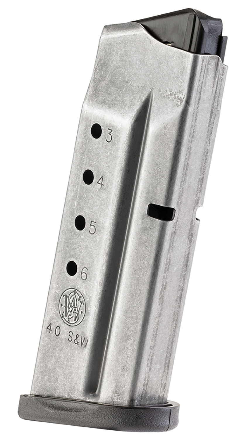 Smith & Wesson M&P40 Shield Handgun Magazine Stainless Steel .40 S&W 6/rd