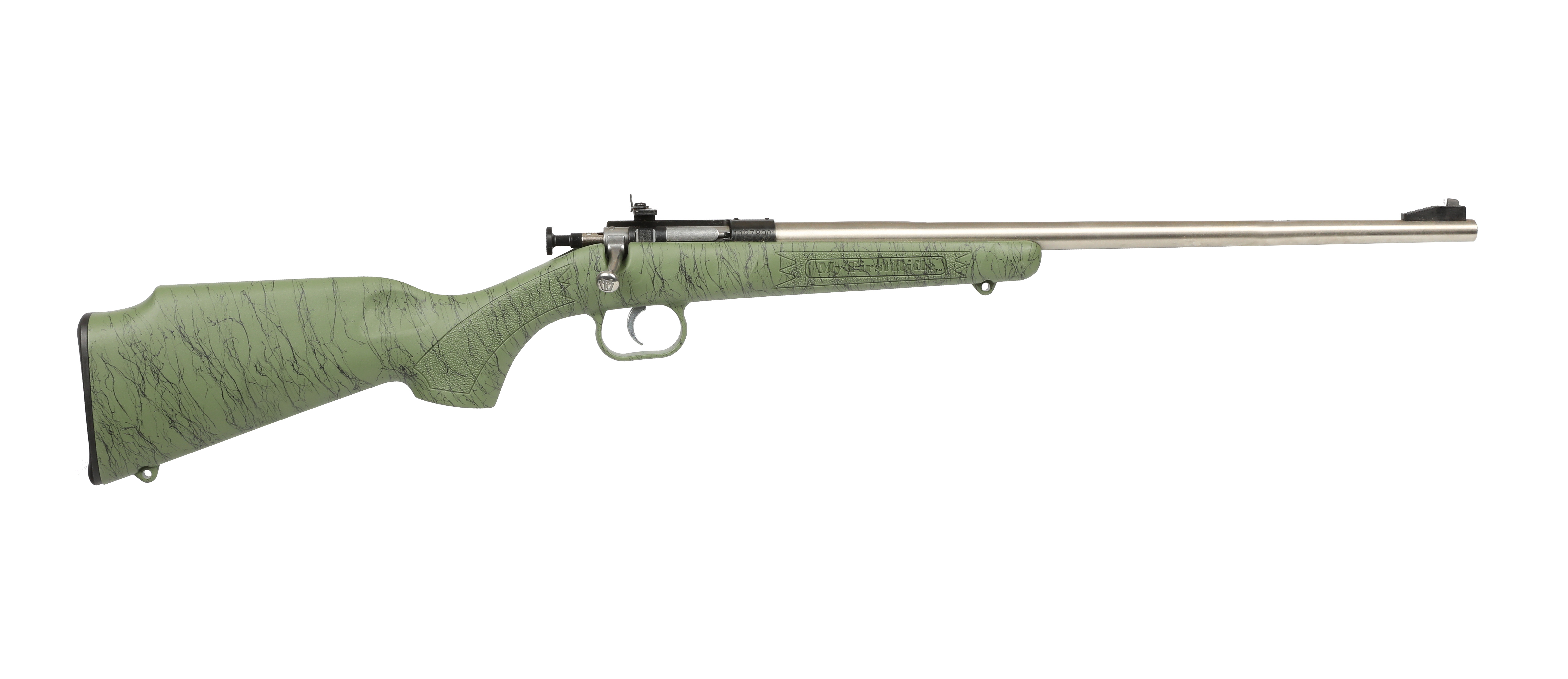 Keystone Crickett "My First Rifle" .22 LR Single Shot 16.1" Barrel Green with Black Webbing