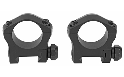 Warne 2-Piece Picatinny Style Mountain Tech Scope Rings 1" Low - Matte