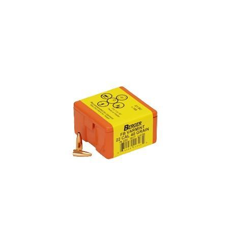 Berger Match Grade Varmint Bullets .22 cal .224" 40 gr FB Varmint 100/ct