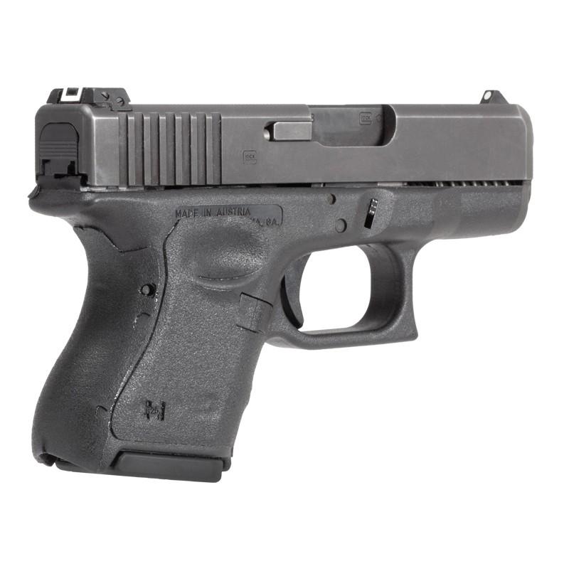 Hogue Wrapter Rubber Adhesive Handgun Grip for GLOCK Gen 3 26/27/33/39 Grain Texture Black