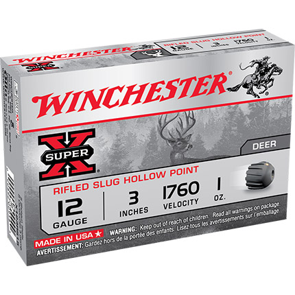 Winchester WIN 12G SLRFL 3-1 FOST 5RD 50BX/CS