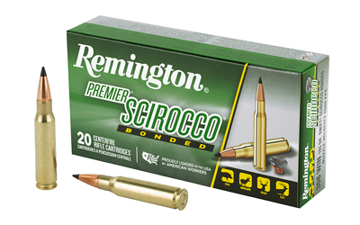 Remington Premier Scirocco Rifle Ammunition 308 Win 165 gr PT 2680 fps 20/ct