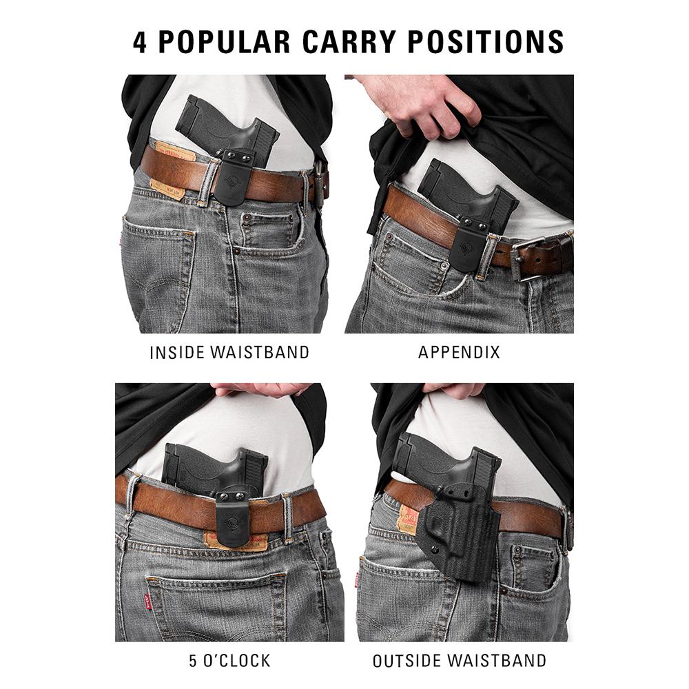 Mission First Tactical AIWB/OWB Holster for Glock 48 MOS Black Ambi