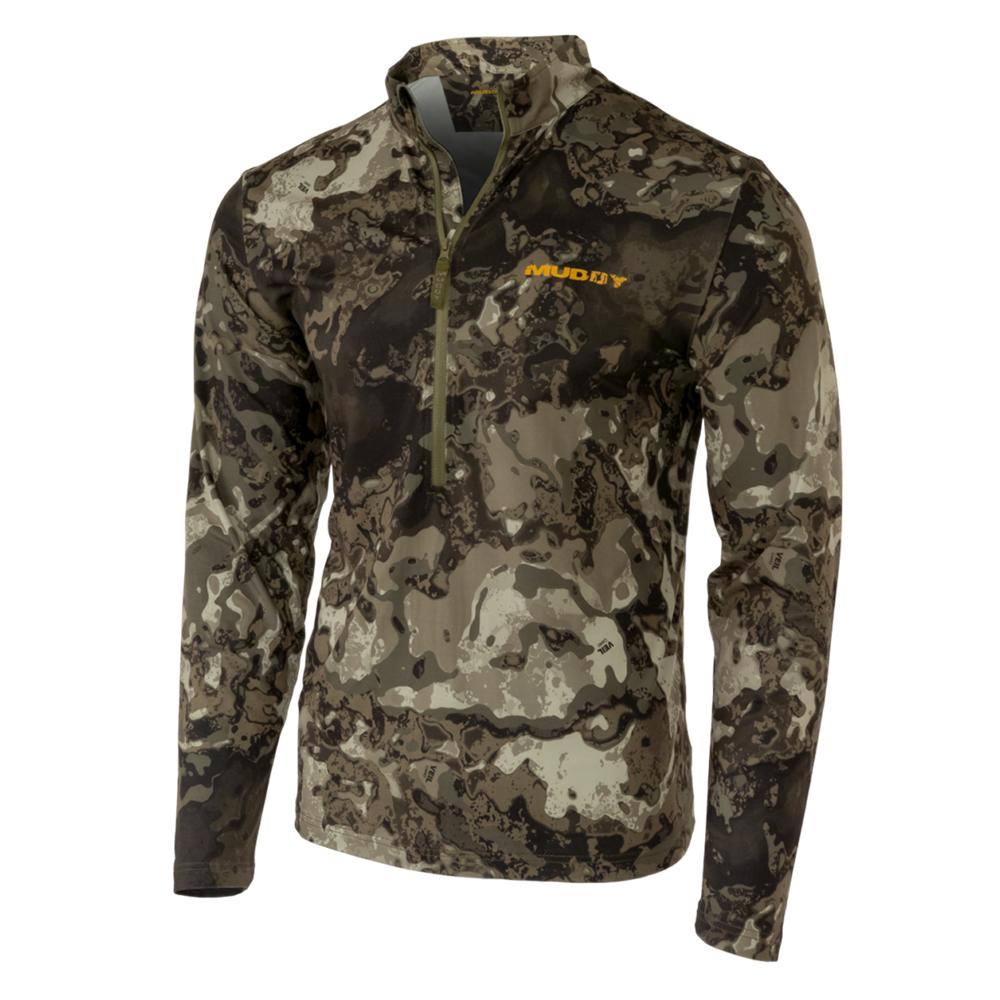 Gsm Muddy TR Lightweight Quarter Zip Long Sleeve Shirt Veil Canyon Grey 2XL