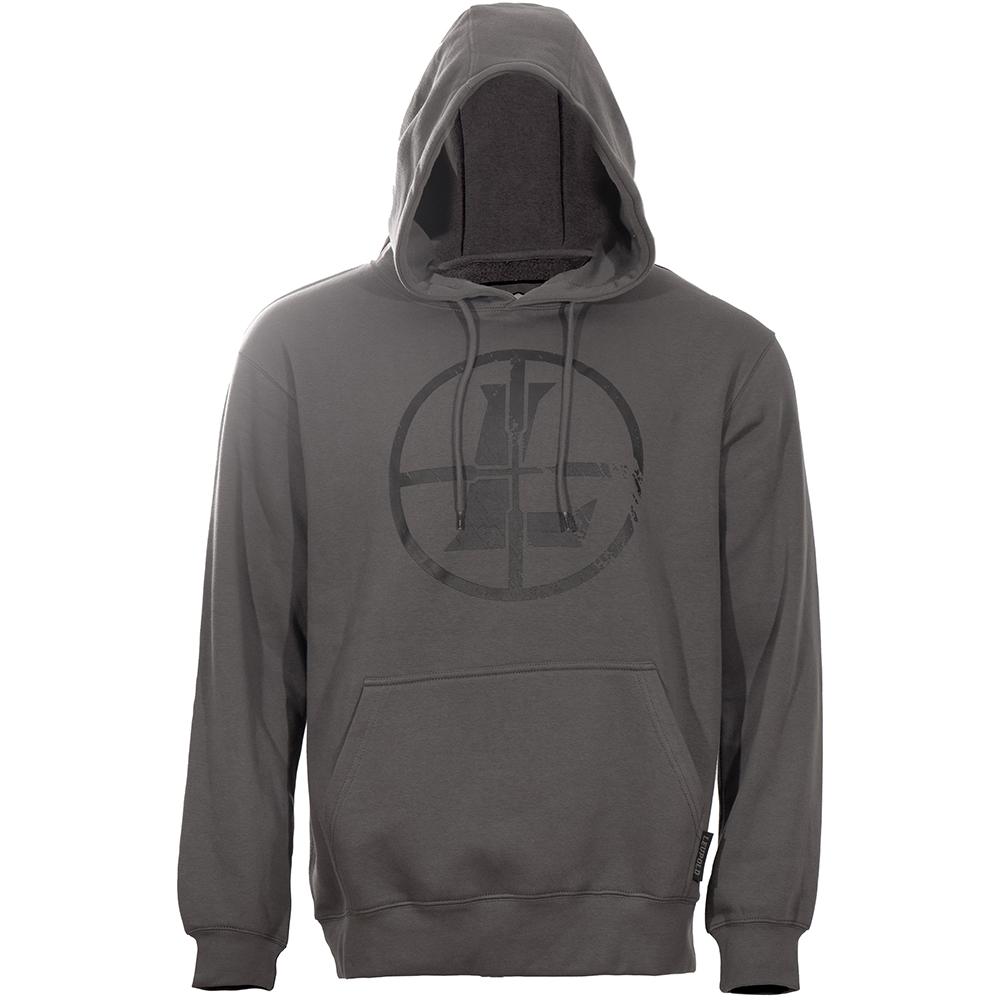 Leupold Distressed Reticle Hoodie Gunmetal 2XL