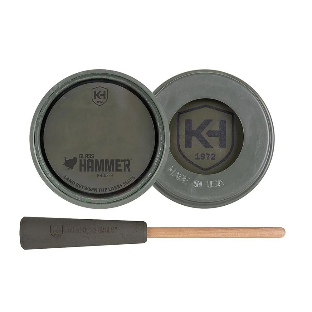 Moultrie Enterprises Knight & Hale Glass Hammer Pot Turkey Call LBTL Series