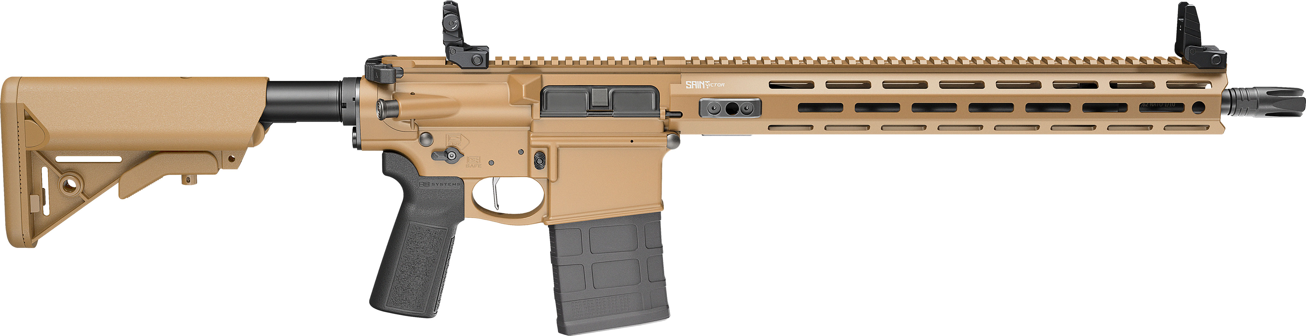 Springfield SAINT VICTOR RIFLE .308 20Rd Magazine (1) 16'' Barrel Coyote