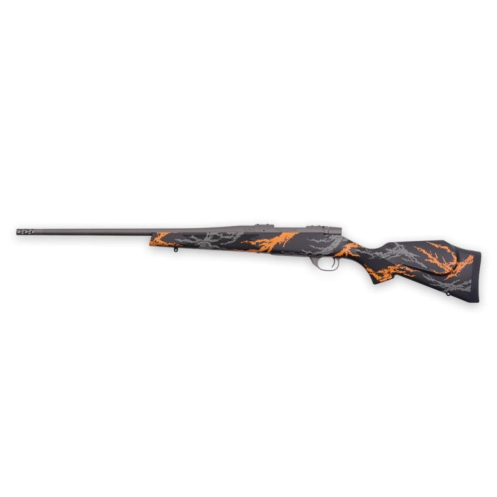 Weatherby Vanguard Compact Hunter Rifle 7mm-08 Rem 5rd Magazine 20" Barrel Black and Orange with Muzzle Brake