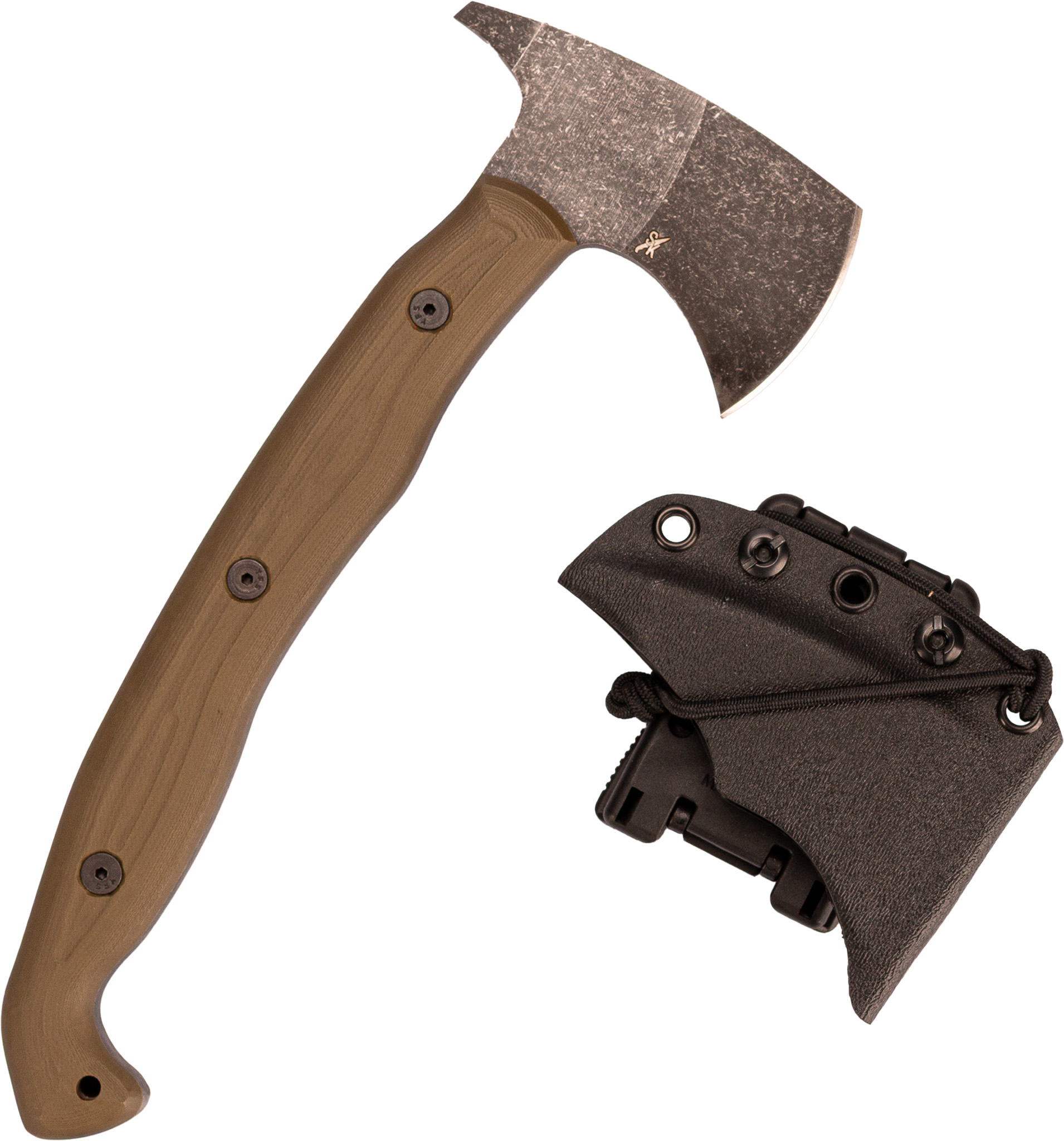 Stroup Knives STP SPIKE TOMAHAWK OD GRN
