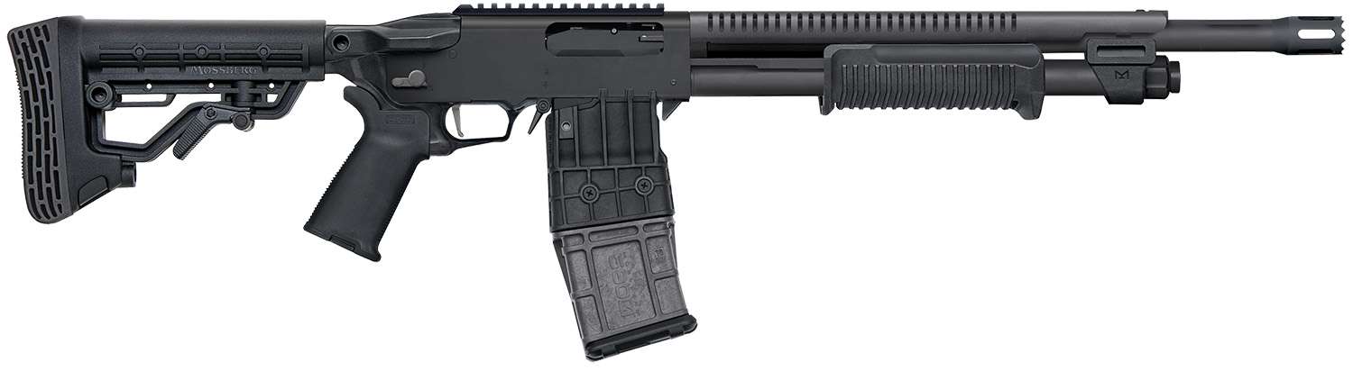 Mossberg 590RM Mag Feed Stand-Off Shotgun 12ga 10rd Magazine 18.5" Barrel AR-Style Rotary Safety