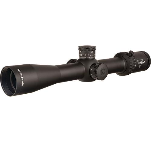 TrijiconInc. Trijicon Credo 2-10x36 (FFP) 30mm Rifle Scope w/Red MRAD Precision Tree Exposed Elev Adj w Return to Zero