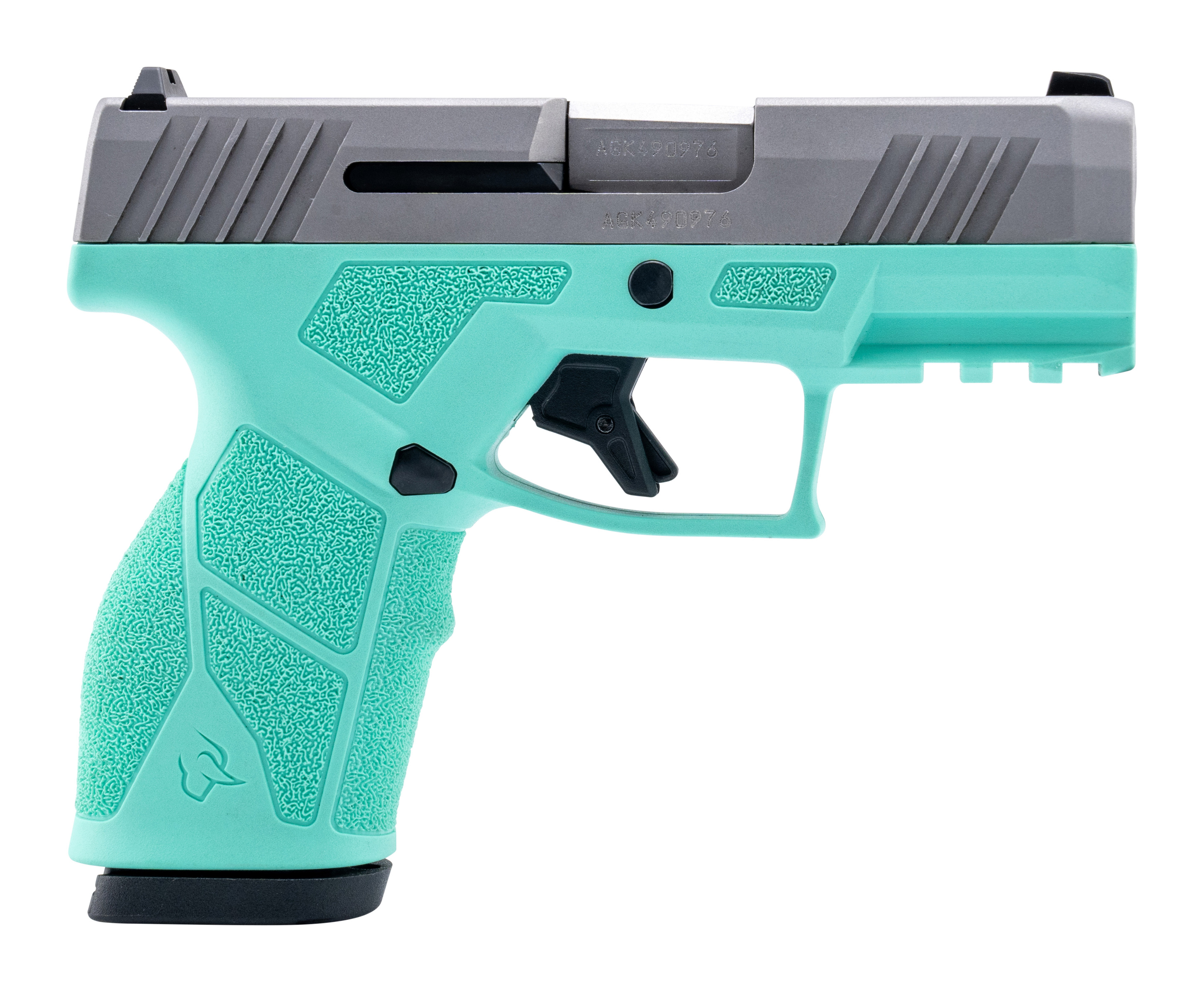 Taurus GX2 Handgun 9mm Luger 10rd Magazines (2) 3.38" Barrel Cyan Frame/Stainless Slide