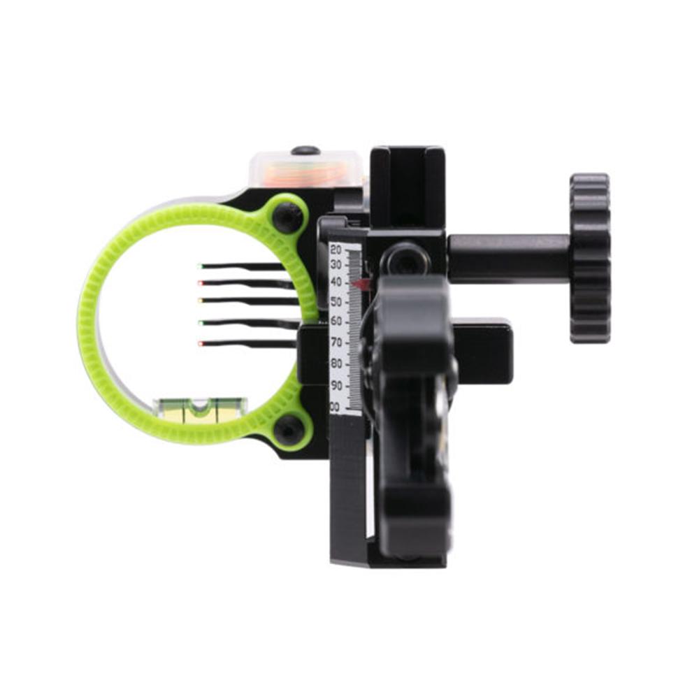 Pure Archery Group Black Gold Ascent Verdict 4" Dovetail 5 Pin HD Head Scope .019 RH