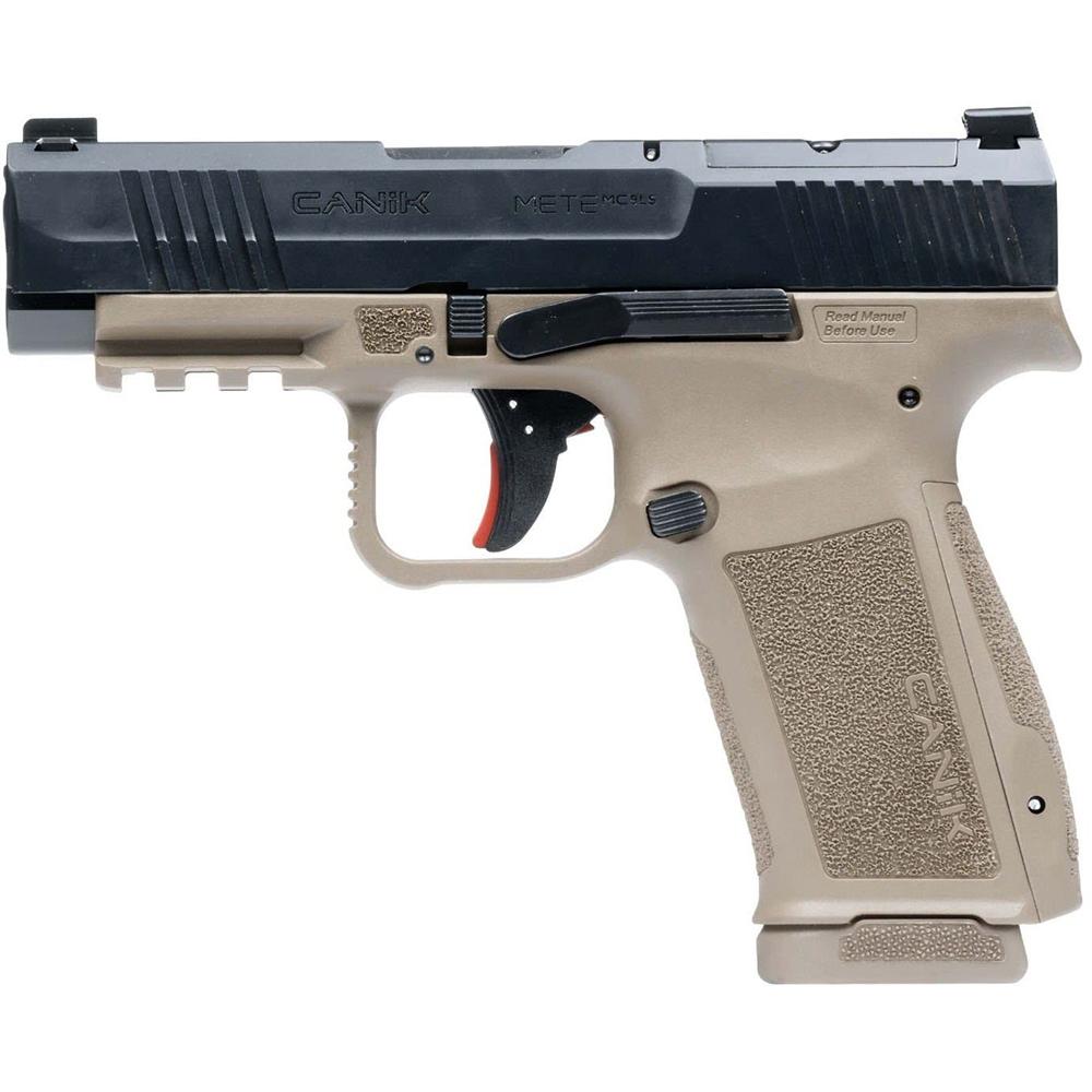 Canik Mete MC9 LS Handgun 9mm Luger 10rd Magazine 3.6" Barrel Black/FDE CA Compliant