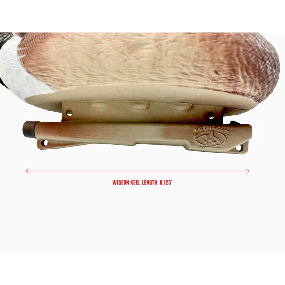 AdvenTec LLC dba Rig Em Right Outdoors Rig'Em Right Mainline Series Wigeon Duck Decoy 6/ct