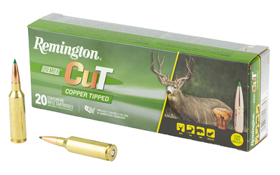 Remington Premier Cut Copper Tipped Rifle Ammunition 6.5 PRC 130gr PT 2970 fps 20/ct