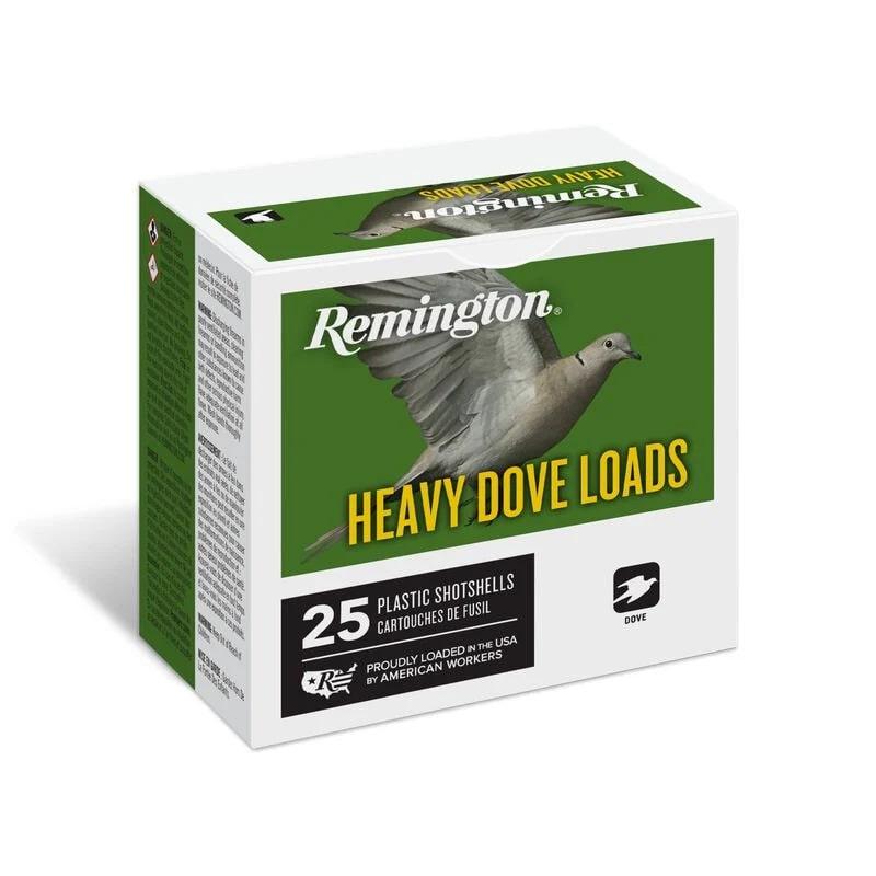 Remington Heavy Dove Load Shotshells 12ga 2-3/4 in 1-1/8 oz #7.5 1255 fps 25/ct